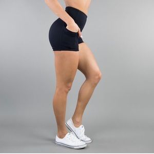 Buffbunny High Waisted Shorts - Black